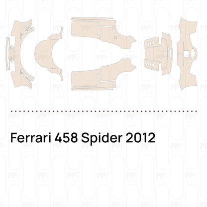 Pre-Cut PPF Ferrari 458 Spider 2012