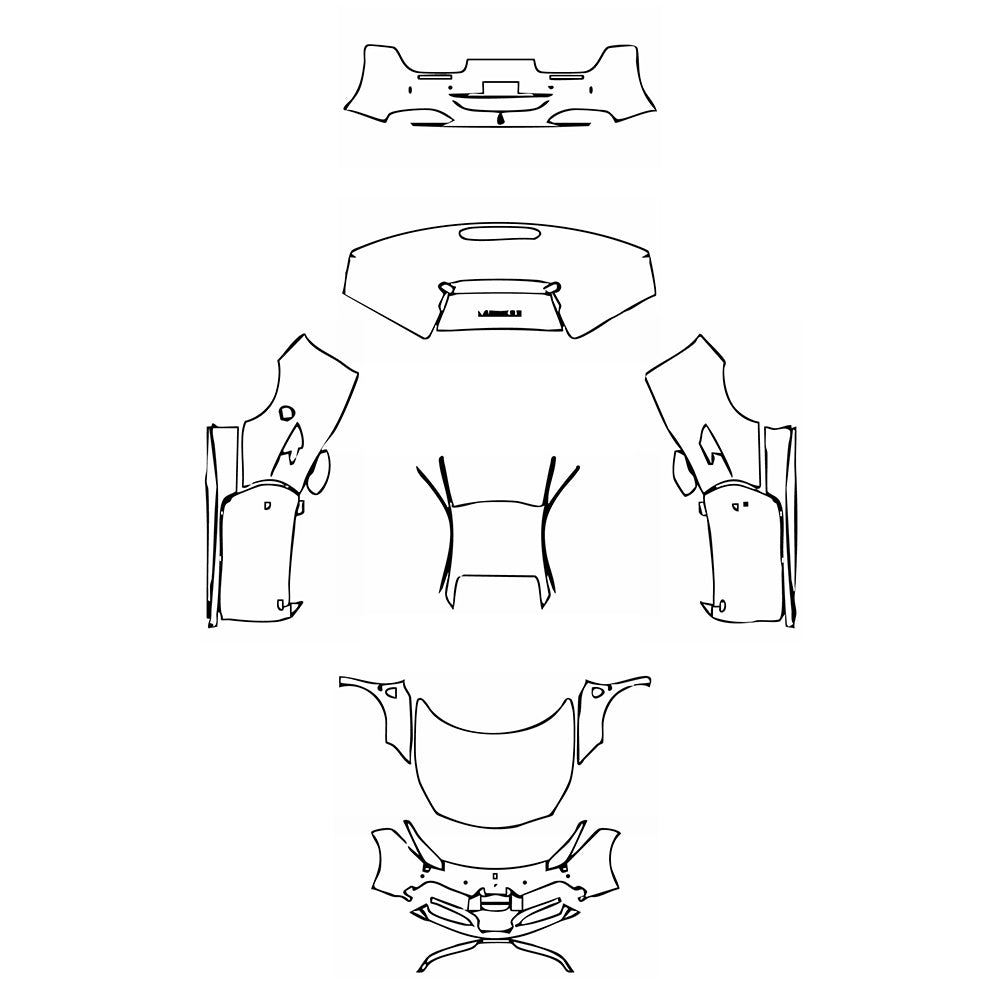 Pre-Cut PPF Ferrari 488 GTB 2017 - PPF-Kits