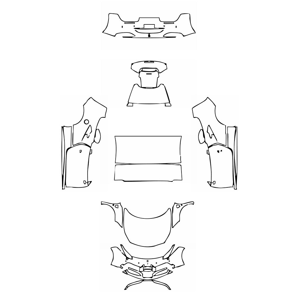 Pre-Cut PPF Ferrari 488 Spider 2016 - PPF-Kits
