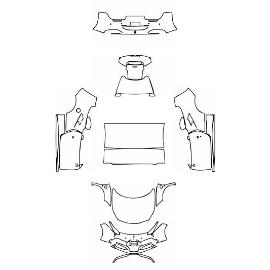 Pre-Cut PPF Ferrari 488 Spider 2017 - PPF-Kits