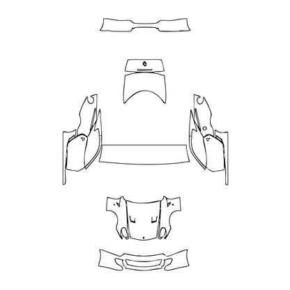 Pre-Cut PPF Ferrari 599 GTB Fiorano 2007 - PPF-Kits
