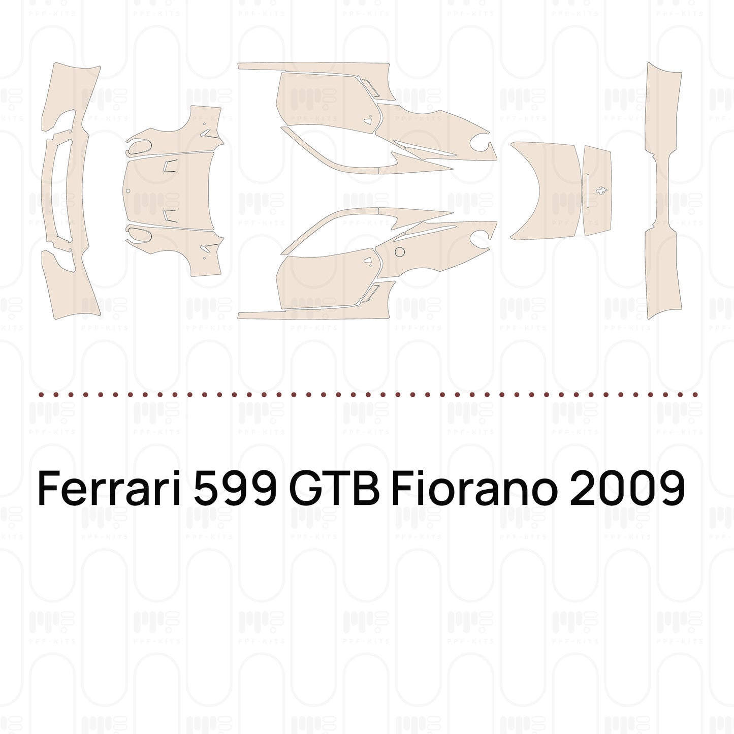 Pre-Cut PPF Ferrari 599 GTB Fiorano 2009