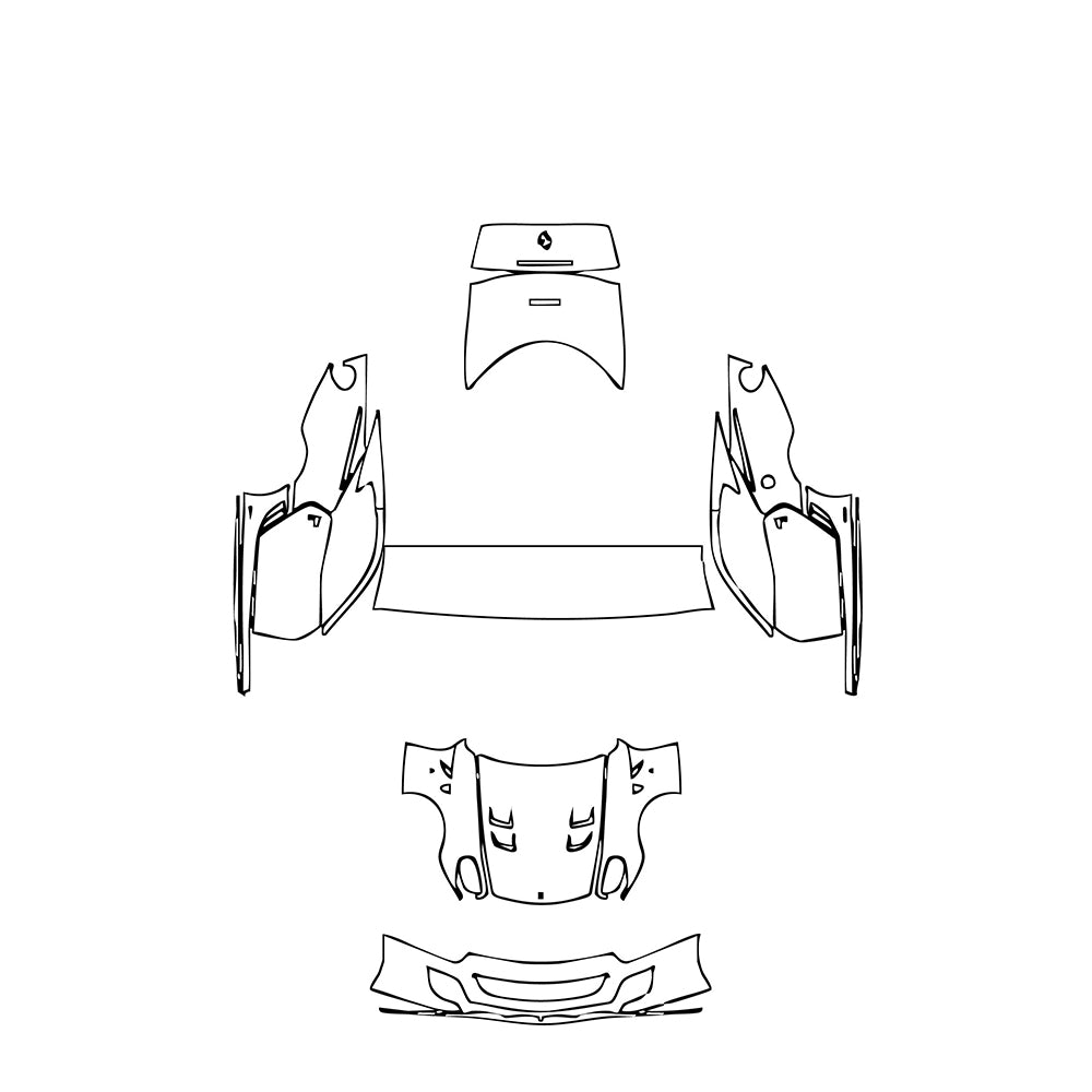 Pre-Cut PPF Ferrari 599 GTO 2011 - PPF-Kits