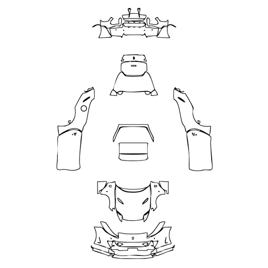 Pre-Cut PPF Ferrari 812 GTS 2024 - PPF-Kits