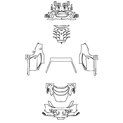 Pre-Cut PPF Ferrari 812 competizione 2023 - PPF-Kits