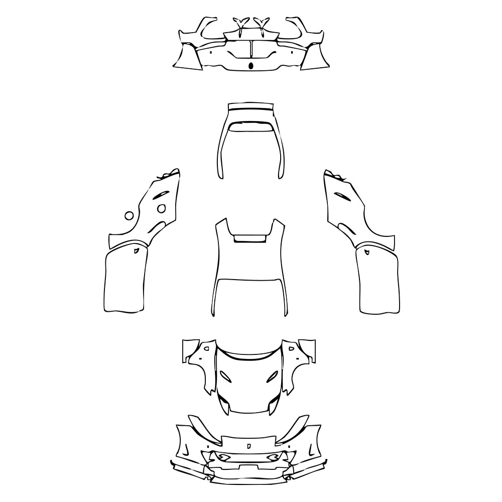 Pre-Cut PPF Ferrari 812 superfast 2022 - PPF-Kits