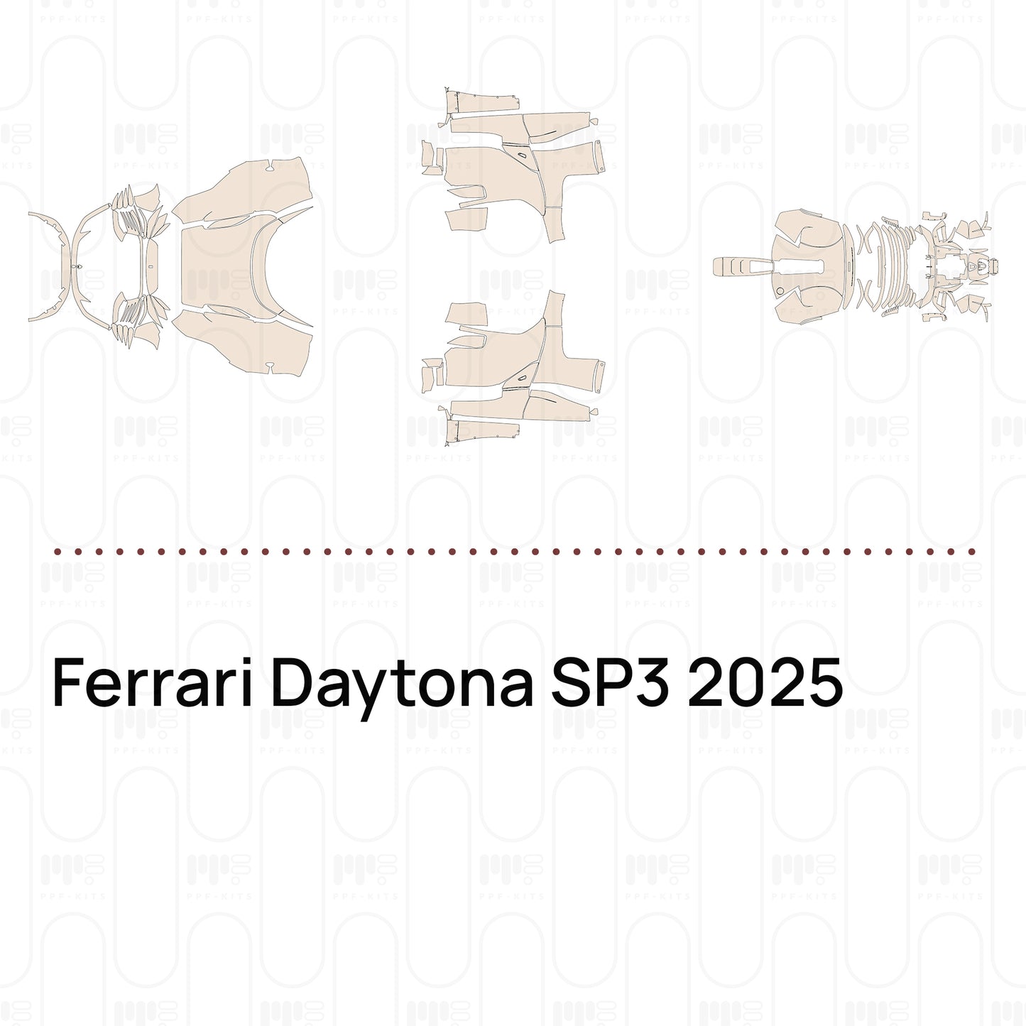 Pre-Cut PPF Ferrari Daytona SP3 2025