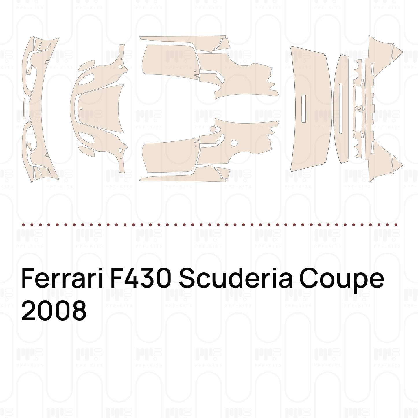 Pre-Cut PPF Ferrari F430 Scuderia Coupe 2008