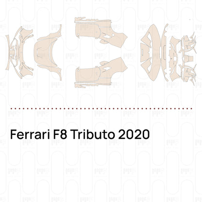 Pre-Cut PPF Ferrari F8 Tributo 2020