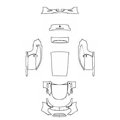 Pre-Cut PPF Ferrari GTC4Lusso GTC4Lusso T 2018 - PPF-Kits
