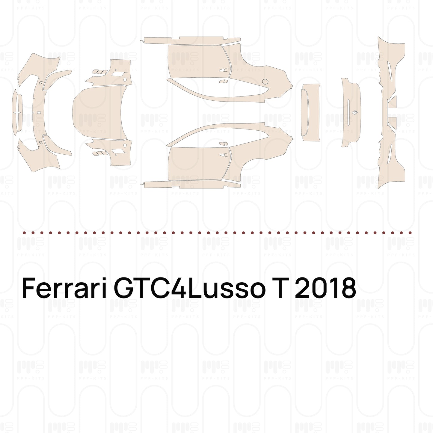 Pre-Cut PPF Ferrari GTC4Lusso T 2018