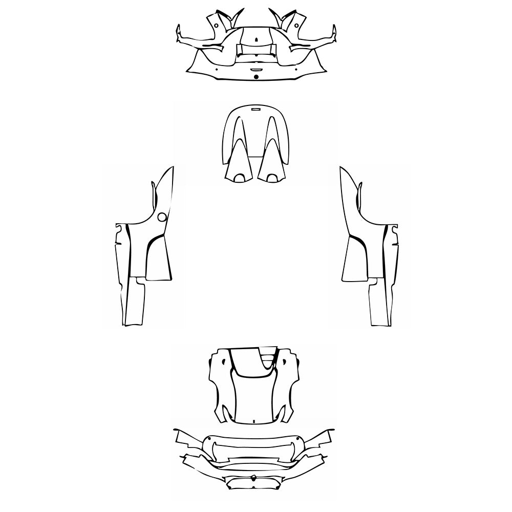 Pre-Cut PPF Ferrari Monza Monza SP2 2019 - PPF-Kits