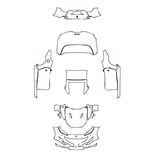 Pre-Cut PPF Ferrari Portofino 2019 - PPF-Kits