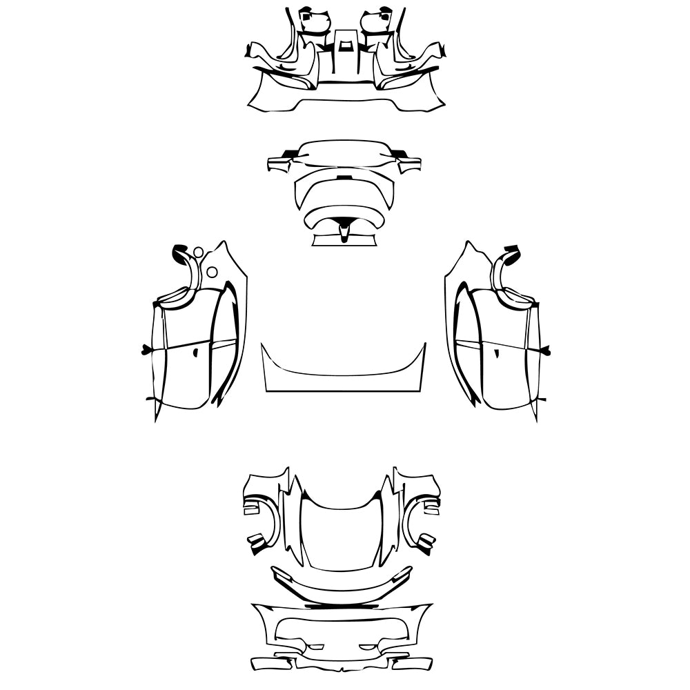 Pre-Cut PPF Ferrari Purosangue 2024 - PPF-Kits