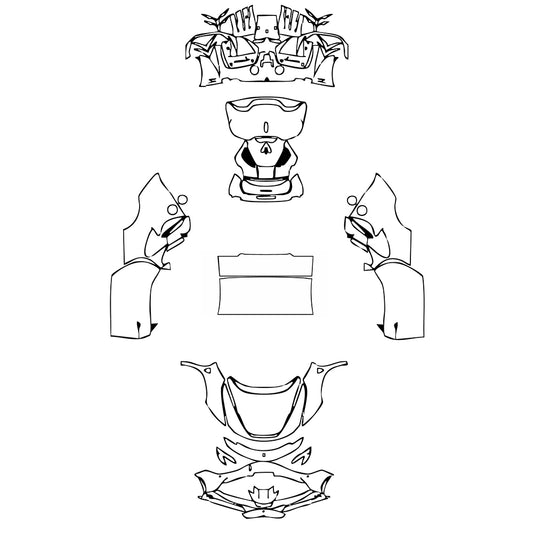 Pre-Cut PPF Ferrari SF90 Spider 2023 - PPF-Kits