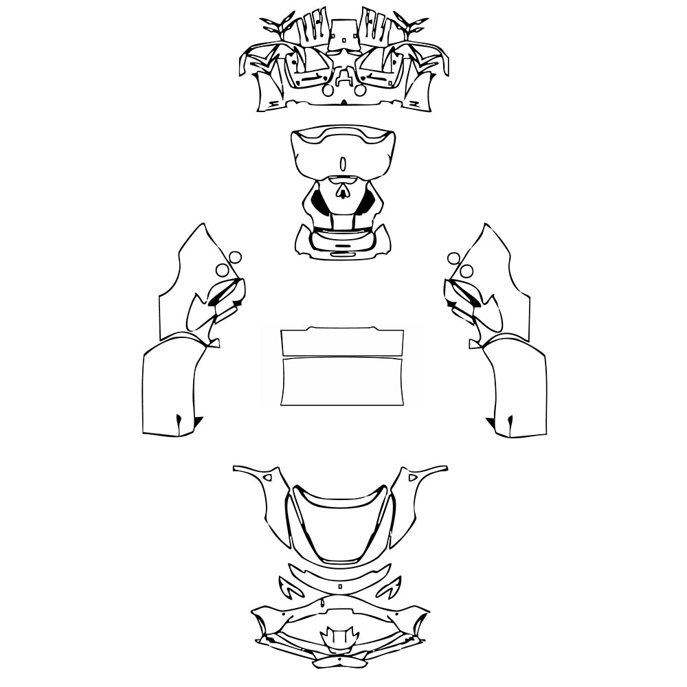 Pre-Cut PPF Ferrari SF90 Spider 2024 - PPF-Kits
