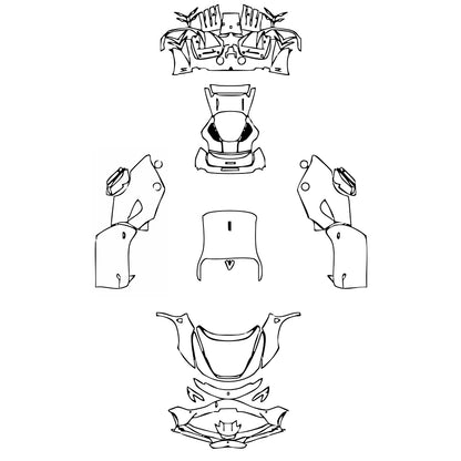 Pre-Cut PPF Ferrari SF90 Stradale 2022 - PPF-Kits