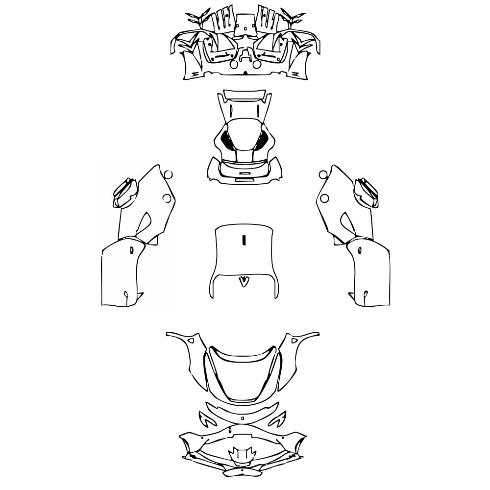 Pre-Cut PPF Ferrari SF90 Stradale 2024 - PPF-Kits