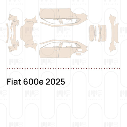 Pre-Cut PPF Fiat 600e 2025