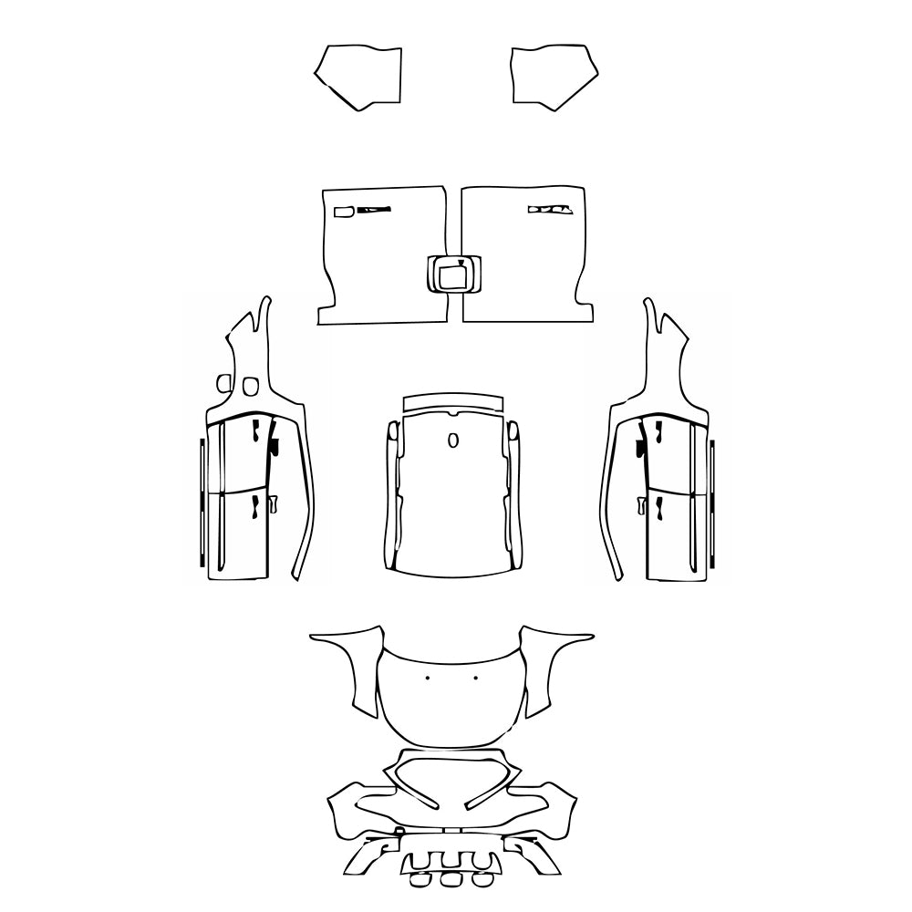 Pre-Cut PPF Fiat Toro 2022 - PPF-Kits