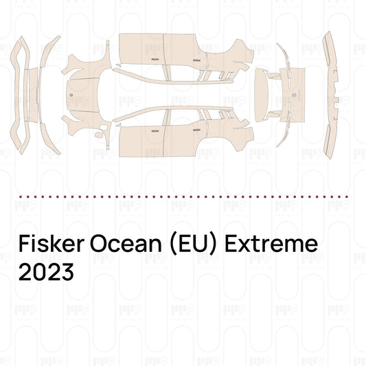 Fisker Ocean (EU) Extreme 2023 – Forskåret PPF-lakbeskyttelsesfilm