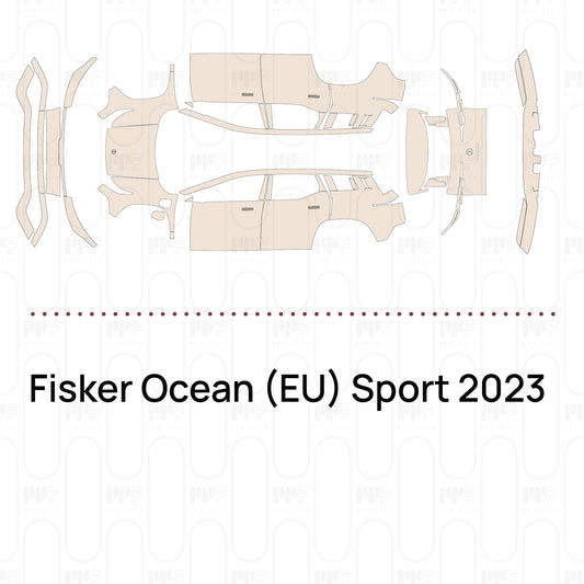 Fisker Ocean (EU) Sport 2023 – Forskåret PPF-lakbeskyttelsesfilm