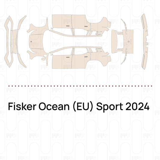 Fisker Ocean (EU) Sport 2024 – Forskåret PPF-lakbeskyttelsesfilm