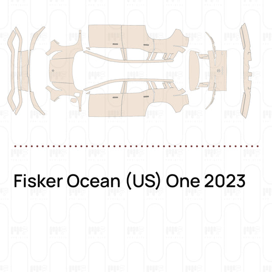 Fisker Ocean (US) One 2023 – Forskåret PPF-lakbeskyttelsesfilm