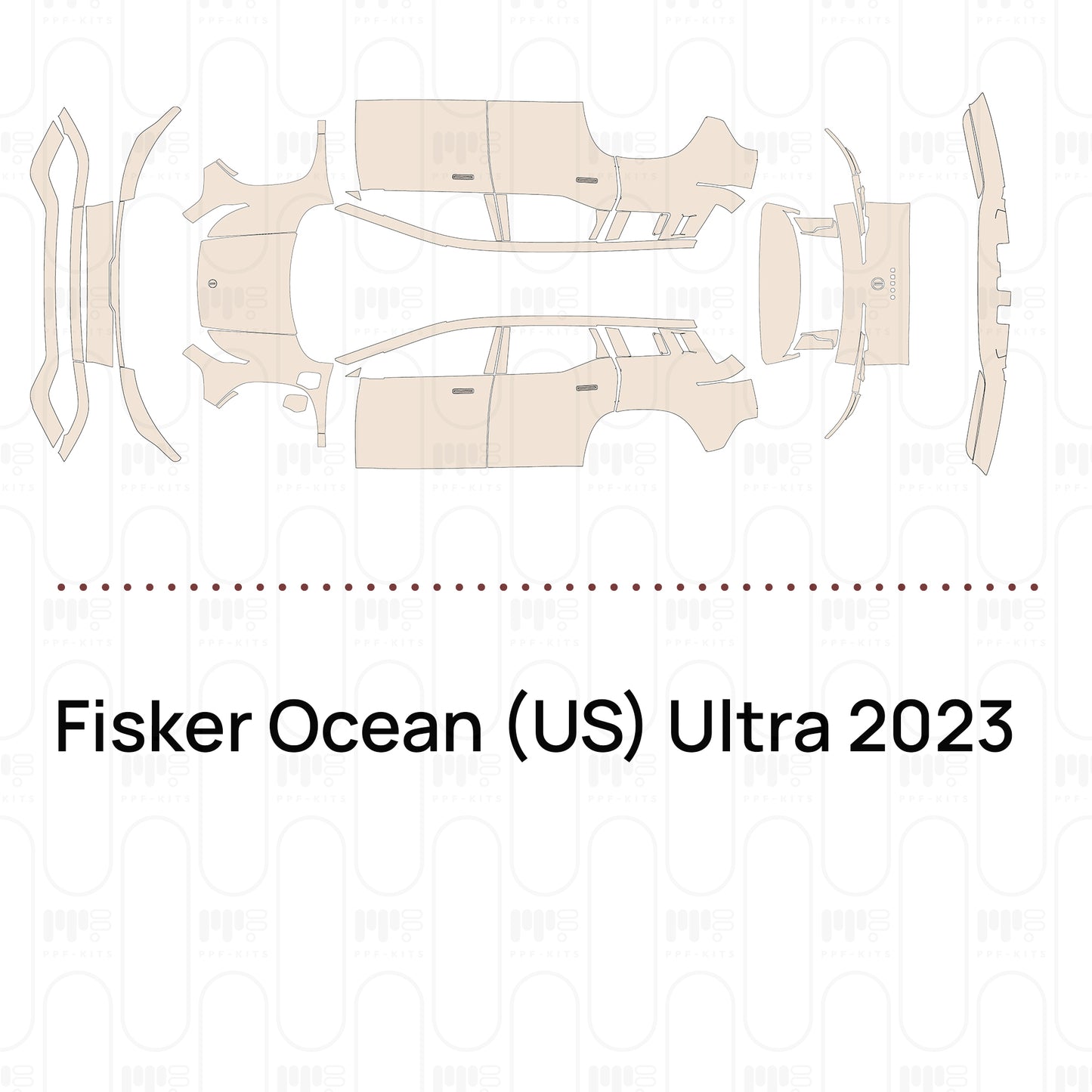 Pre-Cut PPF Fisker Ocean (US) Ultra 2023