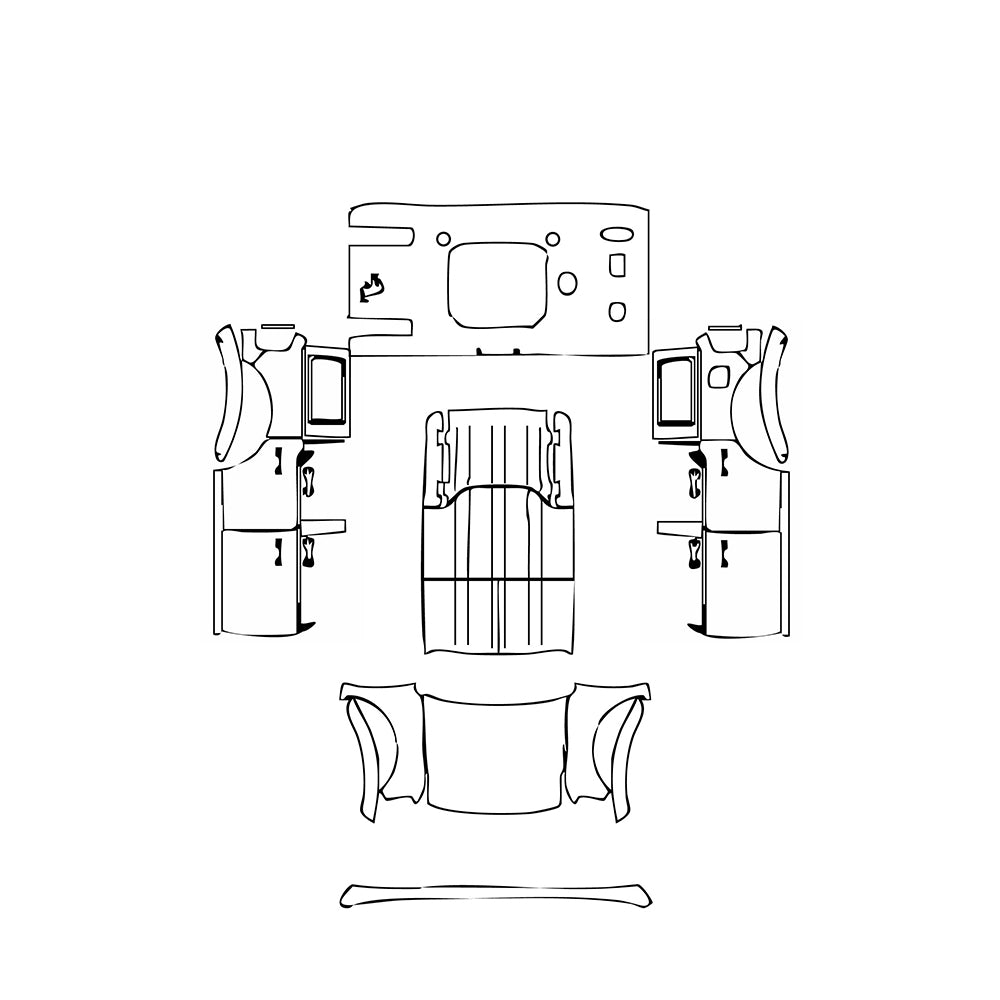 Pre-Cut PPF Ford Bronco 4 Door Black Diamond 2022 - PPF-Kits