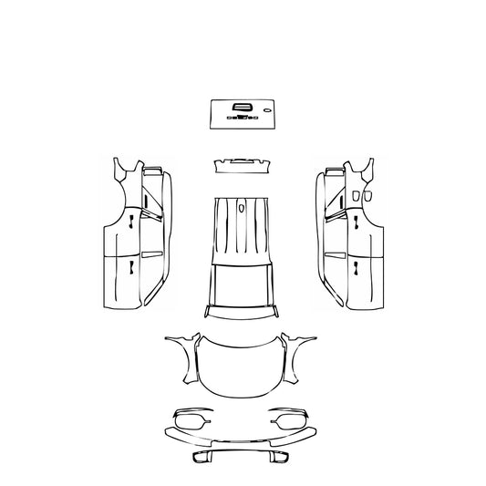 Pre-Cut PPF Ford Bronco Sport Base 2024 - PPF-Kits