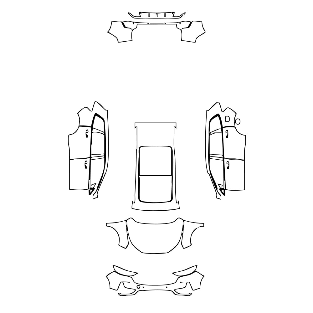 Pre-Cut PPF Ford EDGE Base 2022 - PPF-Kits