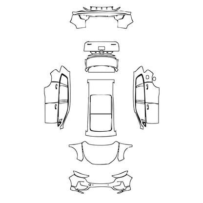 Pre-Cut PPF Ford EDGE Luxury 2021 - PPF-Kits