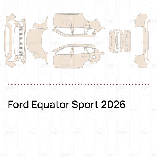 Pre-Cut PPF Ford Equator Sport 2026