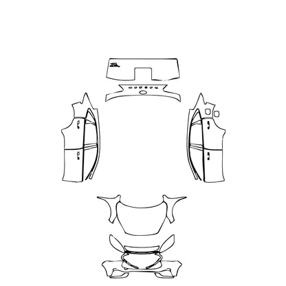 Pre-Cut PPF Ford Escape (CN) Base 2021 - PPF-Kits