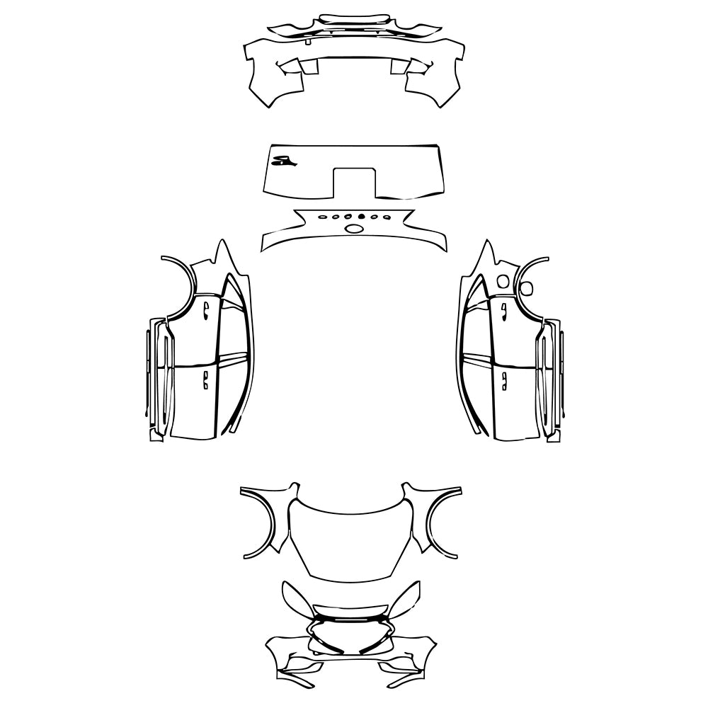 Pre-Cut PPF Ford Escape (CN) Luxury 2021 - PPF-Kits