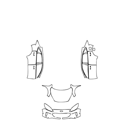 Pre-Cut PPF Ford Escape (US) Titanium 2022 - PPF-Kits