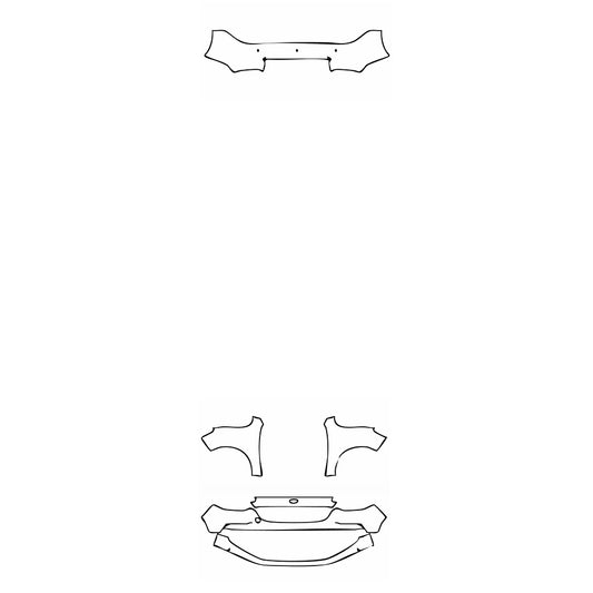 Pre-Cut PPF Ford Escort Luxury 2019 - PPF-Kits