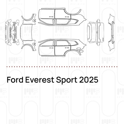 Pre-Cut PPF Ford Everest Sport 2025