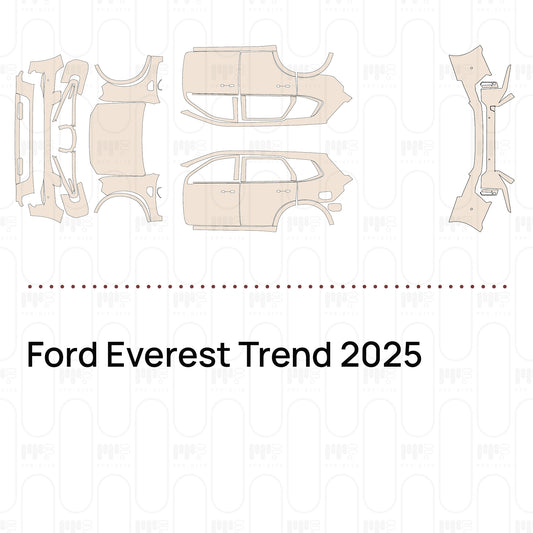 Pre-Cut PPF Ford Everest Trend 2025