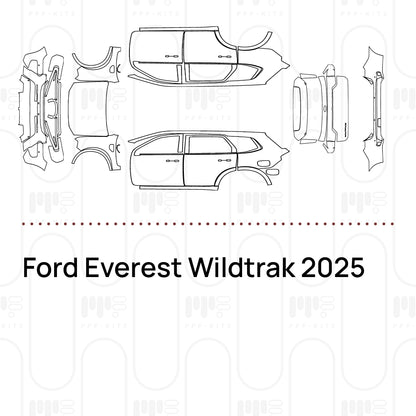 Pre-Cut PPF Ford Everest Wildtrak 2025