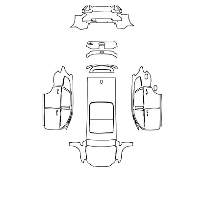 Pre-Cut PPF Ford Everest sport 2020 - PPF-Kits
