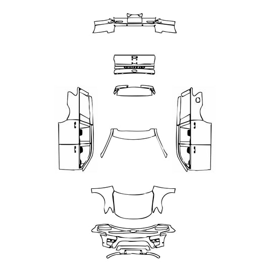 Pre-Cut PPF Ford Expedition Extended Wheelbase Limited 2022 - PPF-Kits