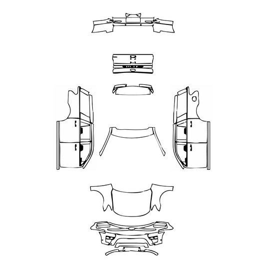 Pre-Cut PPF Ford Expedition Extended Wheelbase Platinum 2023 - PPF-Kits