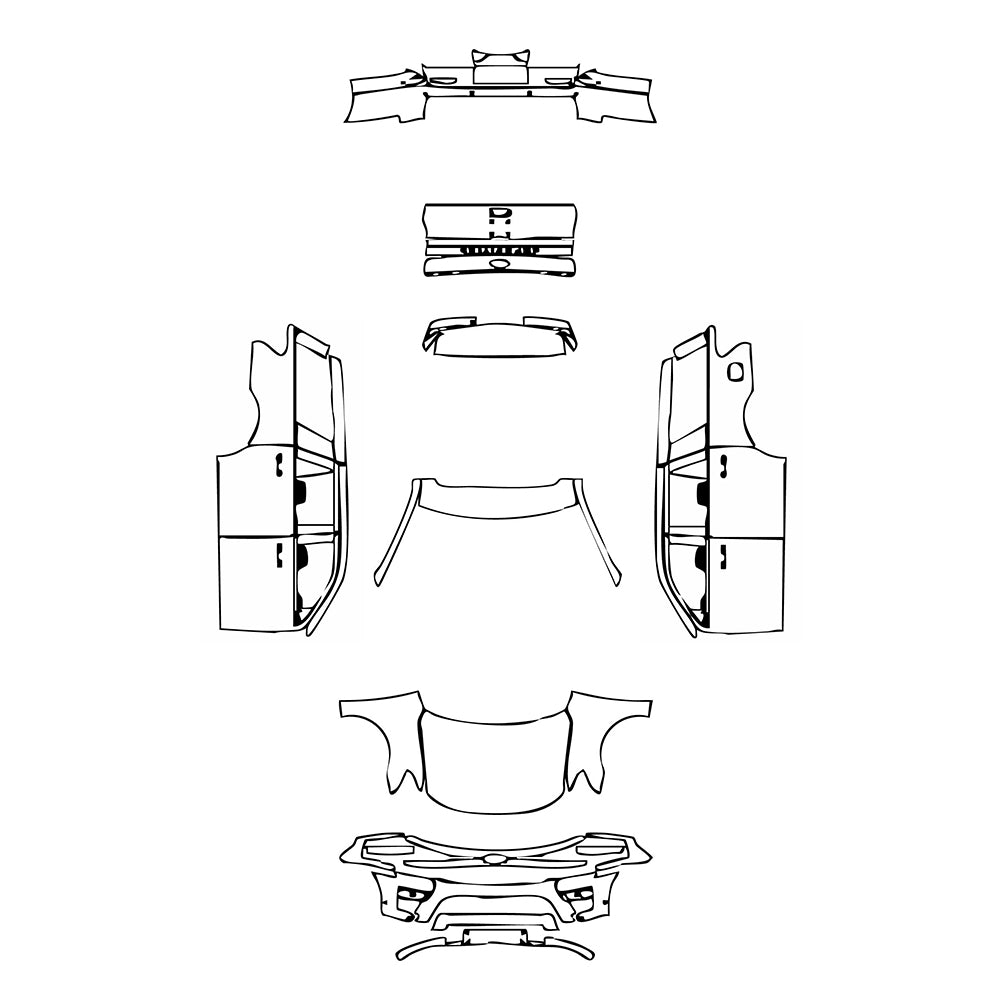 Pre-Cut PPF Ford Expedition Extended Wheelbase XLT 2023 - PPF-Kits