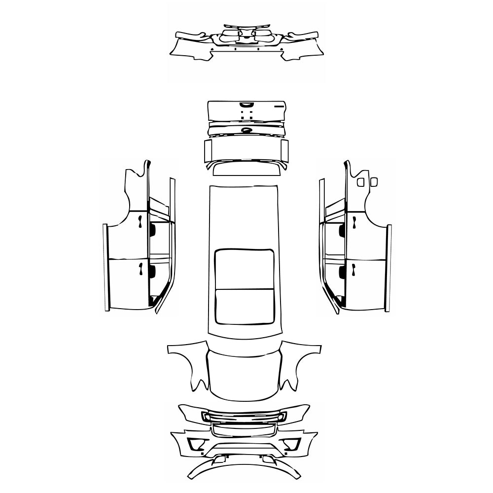 Pre-Cut PPF Ford Expedition Standard Wheelbase Limited 2019 - PPF-Kits