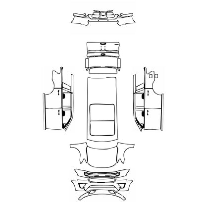 Pre-Cut PPF Ford Expedition Standard Wheelbase Limited 2021 - PPF-Kits