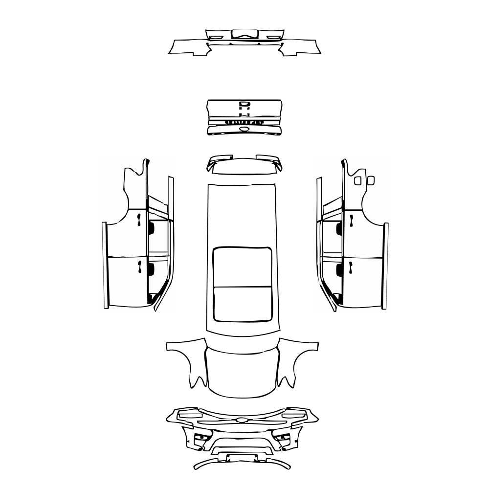 Pre-Cut PPF Ford Expedition Standard Wheelbase Limited 2022 - PPF-Kits