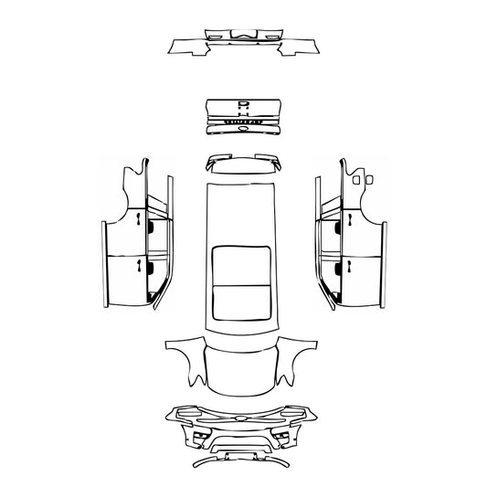 Pre-Cut PPF Ford Expedition Standard Wheelbase Limited 2023 - PPF-Kits