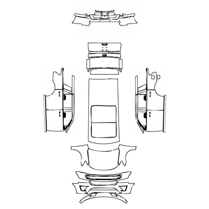 Pre-Cut PPF Ford Expedition Standard Wheelbase Platinum 2020 - PPF-Kits